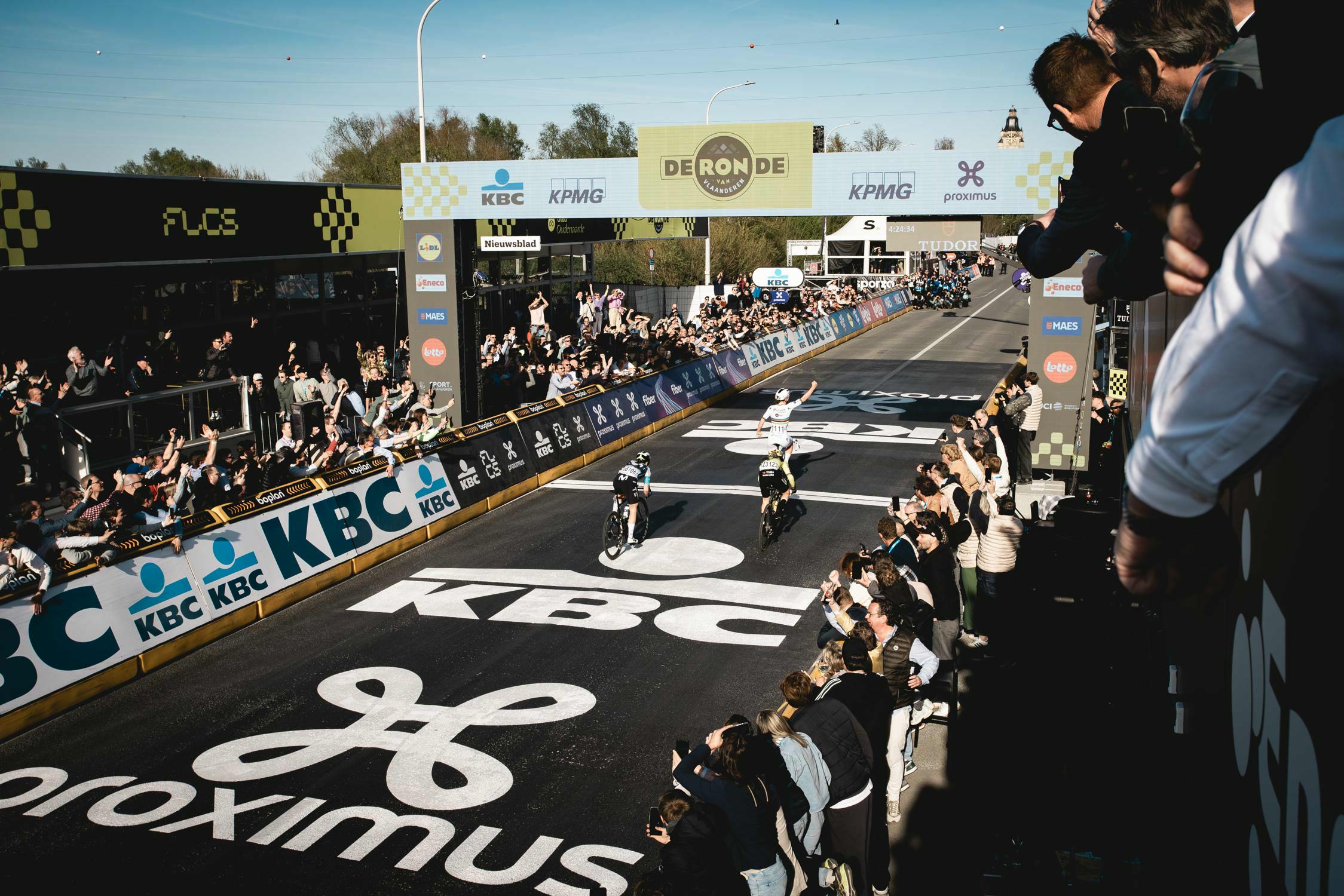 Énergie durable pour la zone d’arrivée du Tour des Flandres à Audenarde